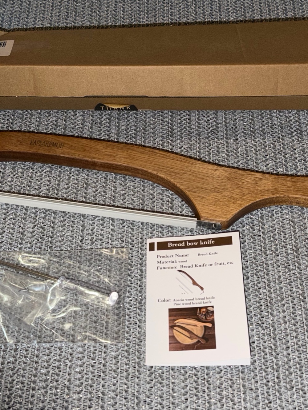 RAPSAKEMOH sourdough bread knife
